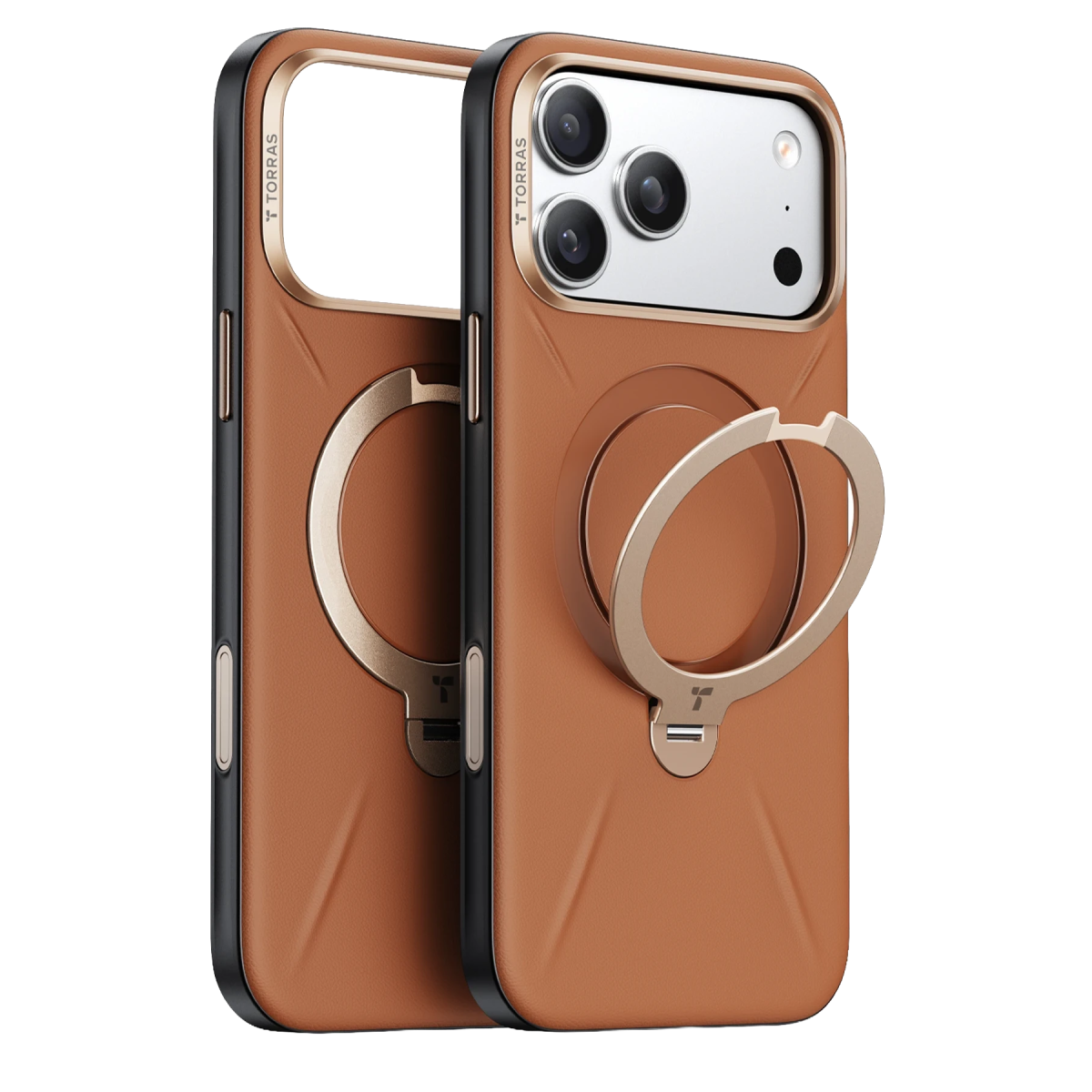 Torras Apple iPhone 18 Pro O Stand Spin VegSkin Serisi Magsafe Kılıf